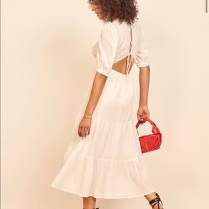 Reformation White Chicago Dress